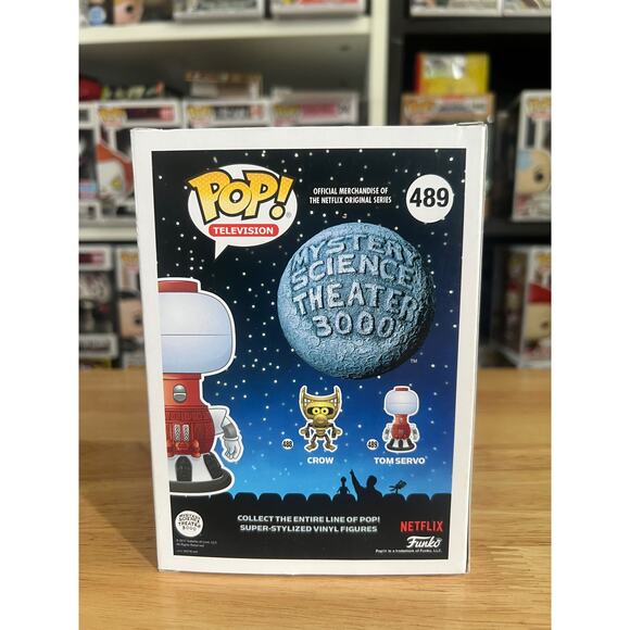 VAULTED Tom Servo MST3K Mystery Science Theater 3000 Funko Pop #489 Television - Picture 3 of 6